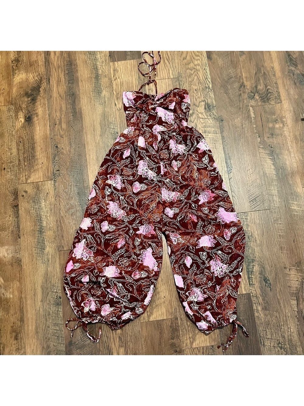 𝅺free PEOPLE Chocolate Combo jumpsuit. Size XS